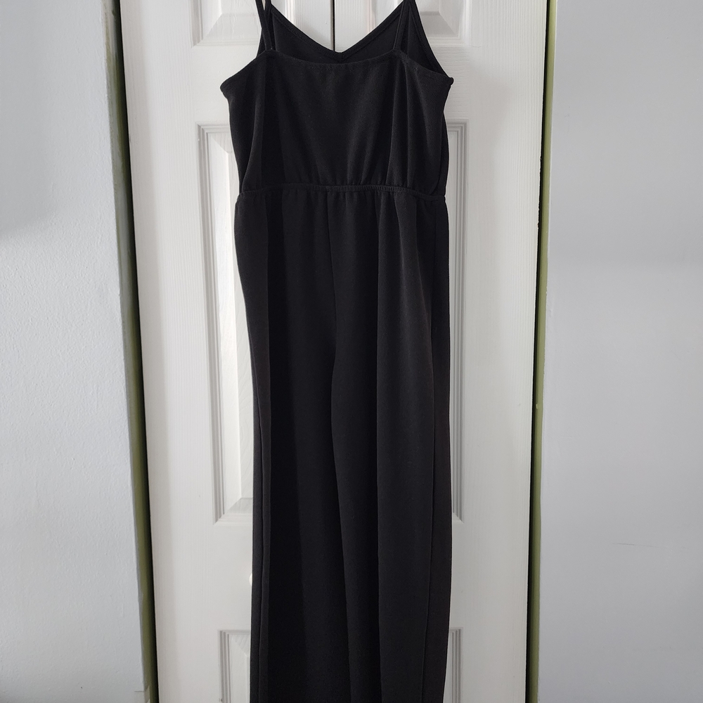 SHEIN Black Sleeveless Maxi Jumpsuit For Size 11-12Y